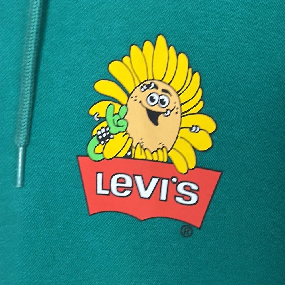 LEVIS pullover hoodie sweatshirt LARGE